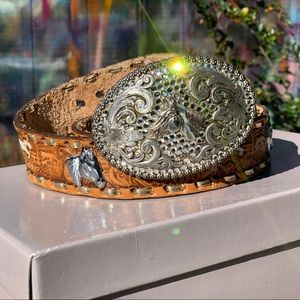 32’ western rhinestone belt